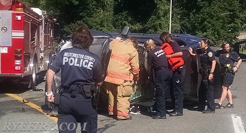 MVA with Extrication on Playland Parkway 8/7/16